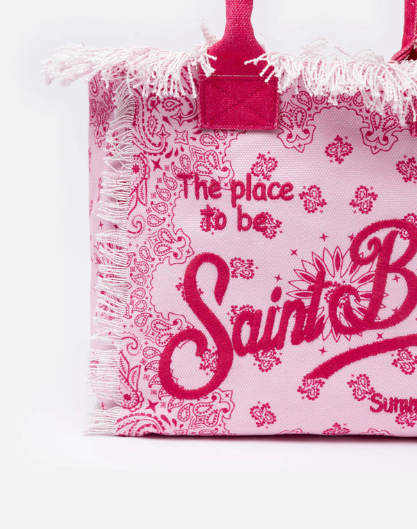 Tote Vanity rosa bandana