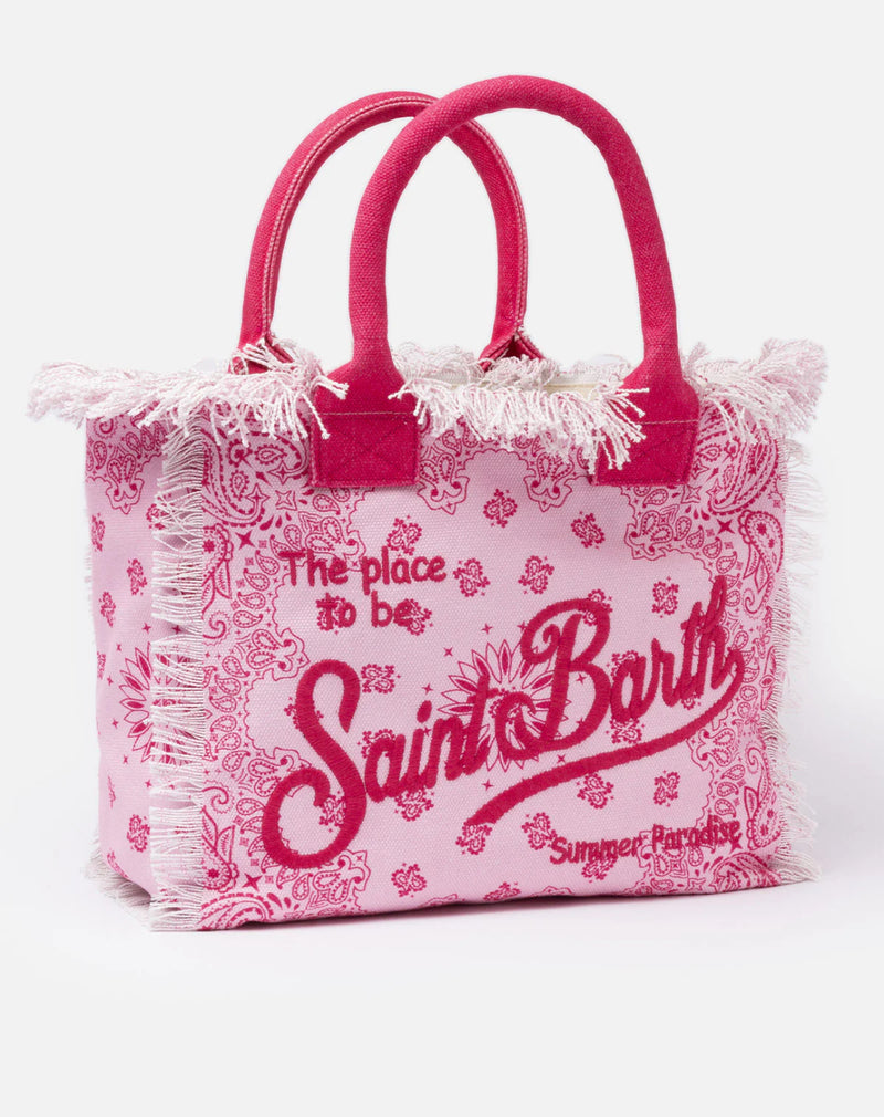 Tote Vanity rosa bandana